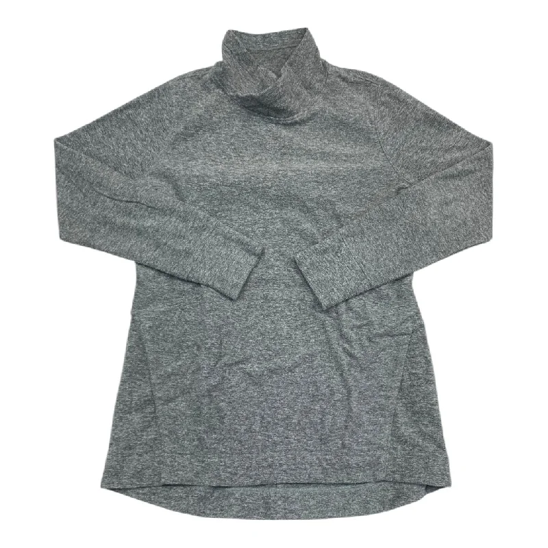 Modern Jackets Top Long Sleeve By Duluth Trading In Grey, Size: L