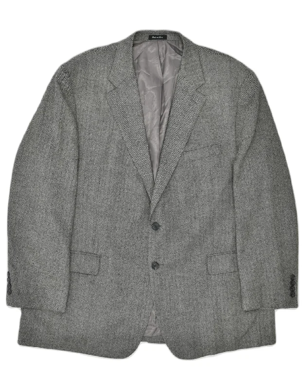 Relaxed Tops CHAPS Mens Regular Fit 2 Button Blazer Jacket EU 48 Medium Grey