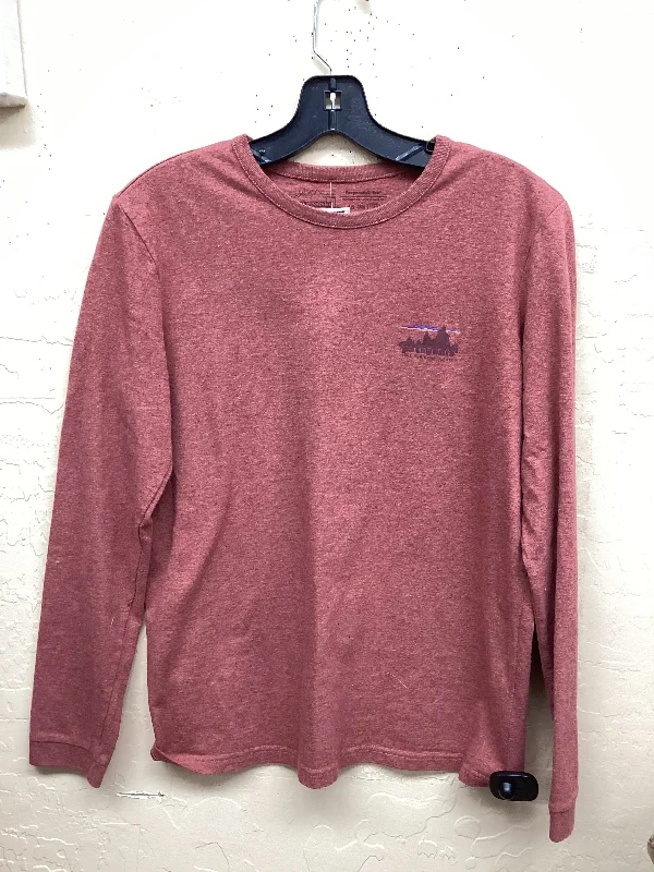 Smart Accessories Top Long Sleeve By Patagonia In Red, Size: S