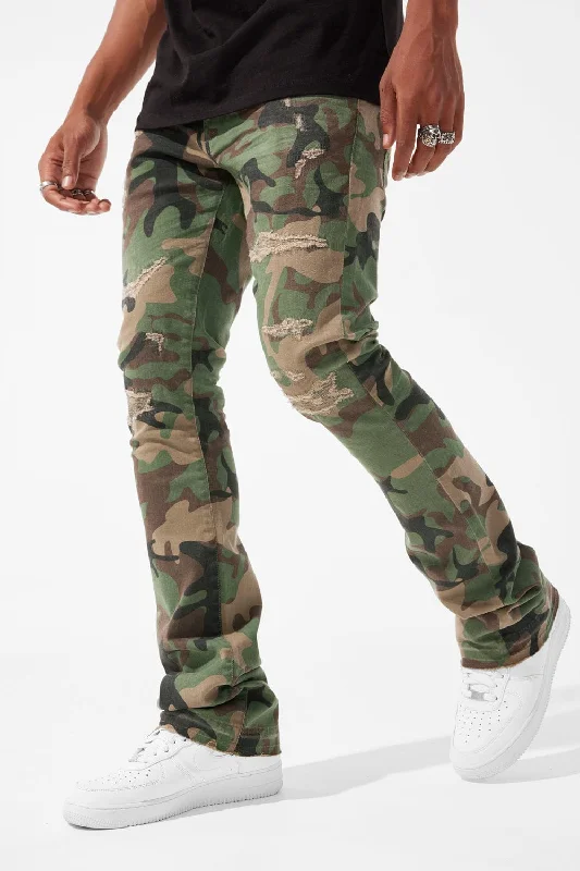 Classic Pieces Martin Stacked - Tribeca Twill Pants (Vintage Camo)