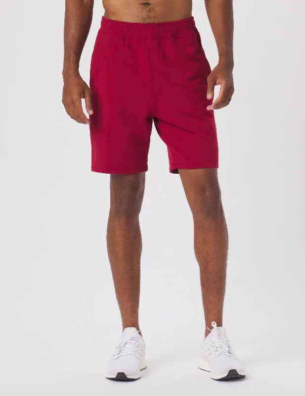 Sporty Bottoms Jet Setter Short 7.5": Cardinal