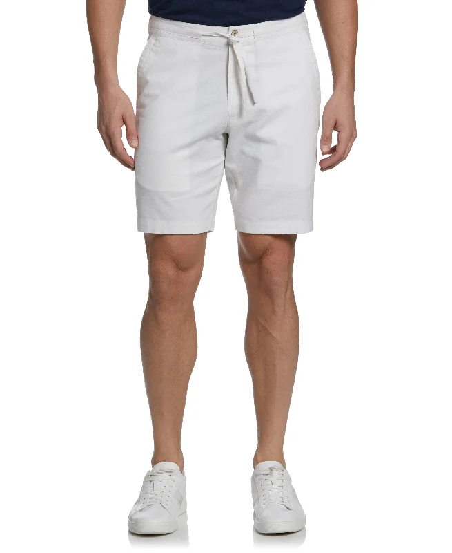 Smart Jeans Linen Blend Cross Dye Short