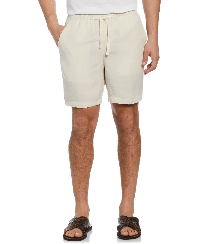 Urban Shirts Linen-Blend Pull On Drawstring Shorts