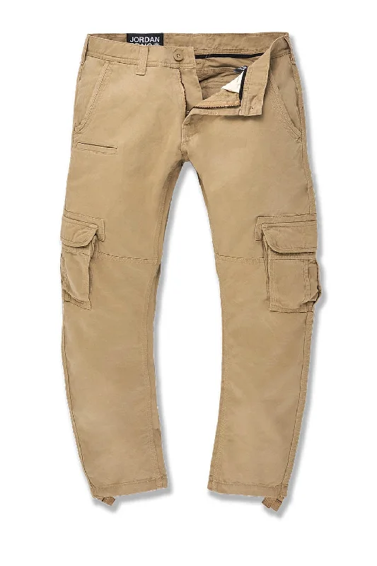 Street Style Pants Big Men's Xavier OG Cargo Pants (Khaki)