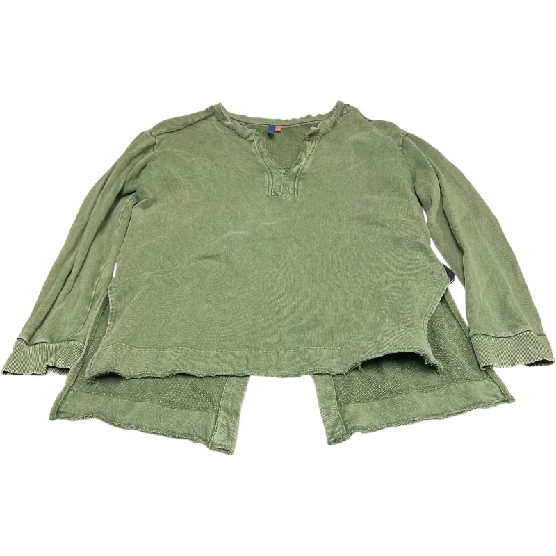 Classic Outerwear Top Long Sleeve By Pilcro In Green, Size: L