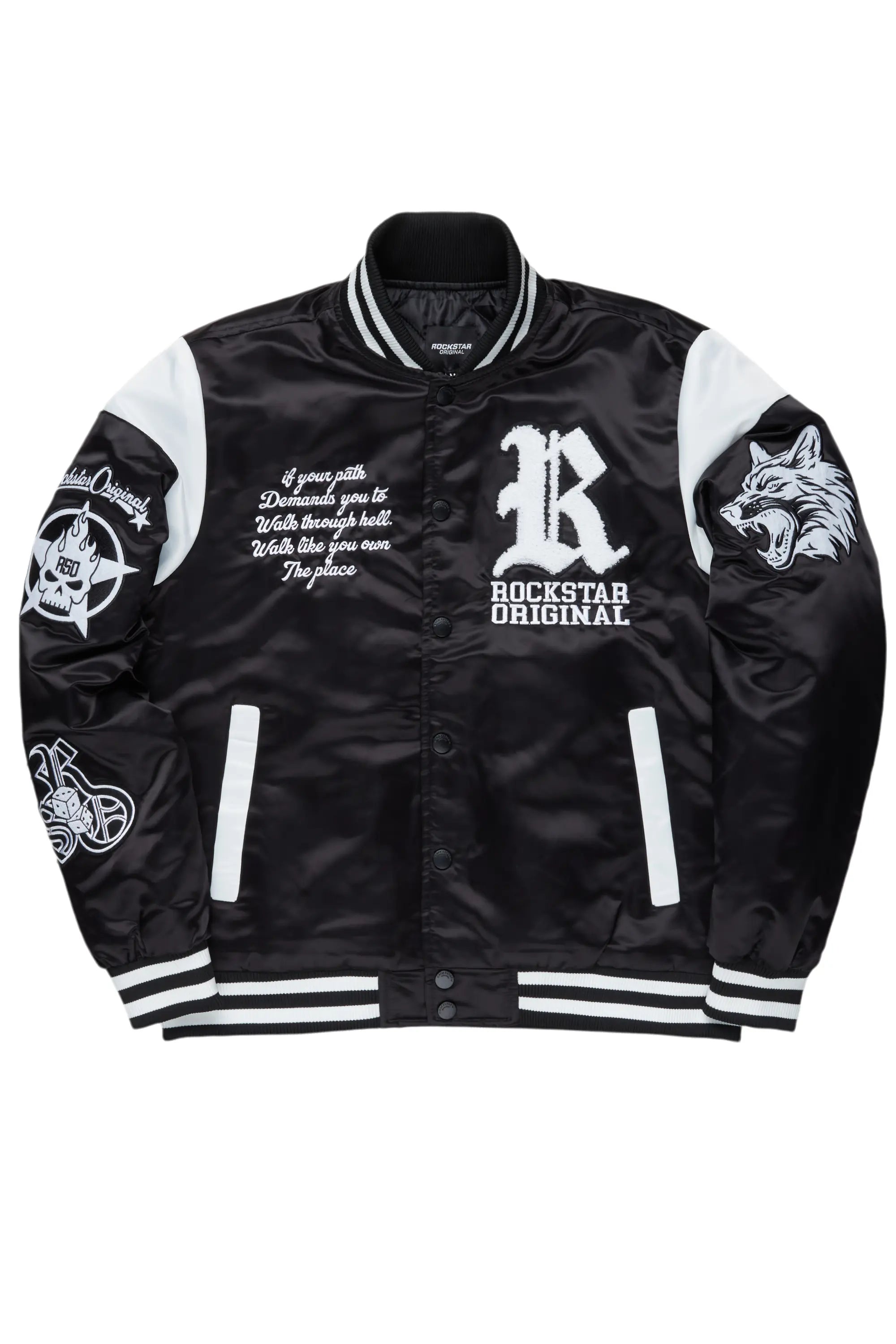 Everyday Jackets Geir Black Varsity Jacket