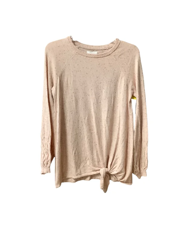 Cool T-shirts Top Long Sleeve By Lc Lauren Conrad In Pink, Size: S