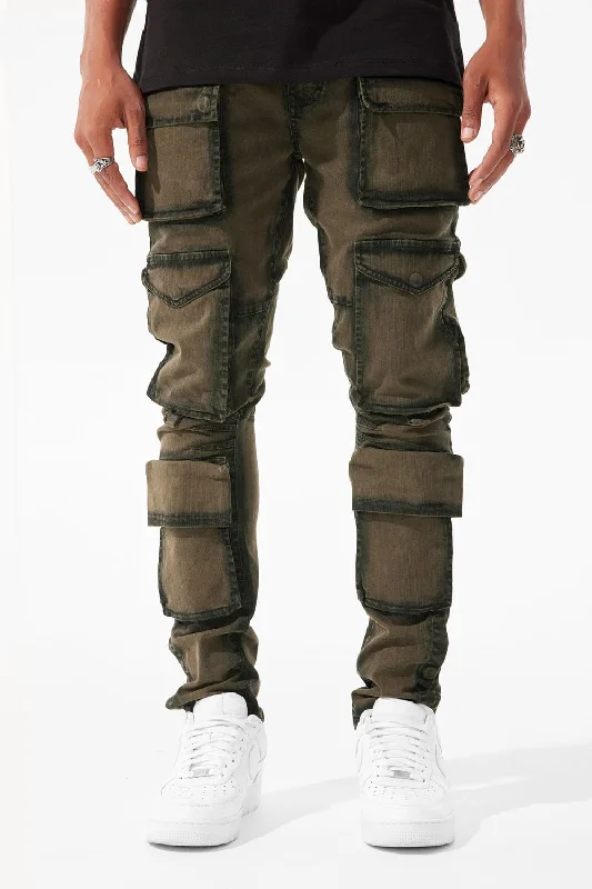 Smart Denim Ross - Maui Cargo Pants (Olive)