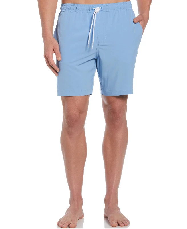 Fashion Sweaters Solid Swim Trunks