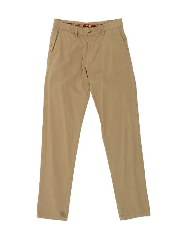 Casual Footwear CARRERA Mens Slim Chino Trousers W31 L33 Brown Cotton