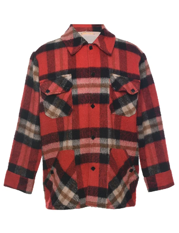 Casual Looks Buffalo Check Jacket - L