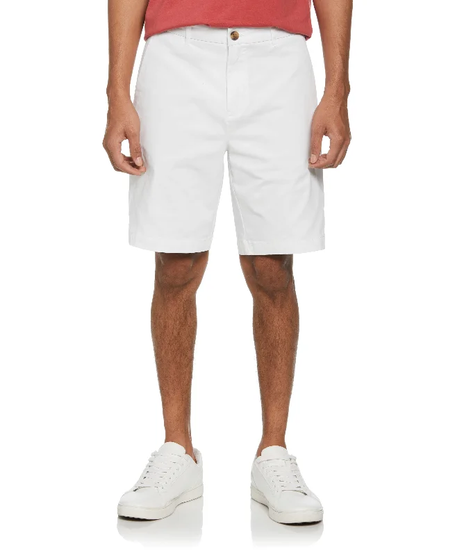 Casual Suits Flat Front Stretch Chino Short