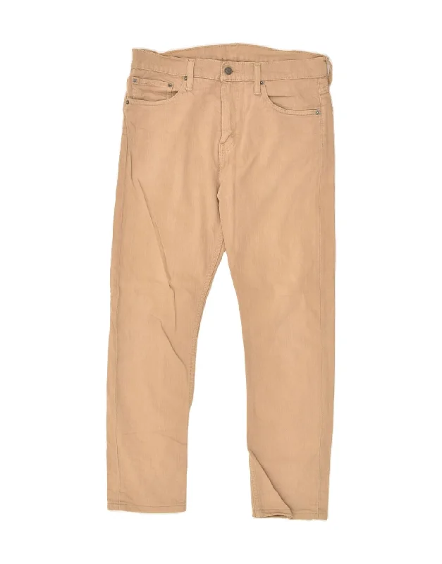 Relaxed Footwear LEVI'S Mens 510 Skinny Casual Trousers W32 L27  Beige Cotton