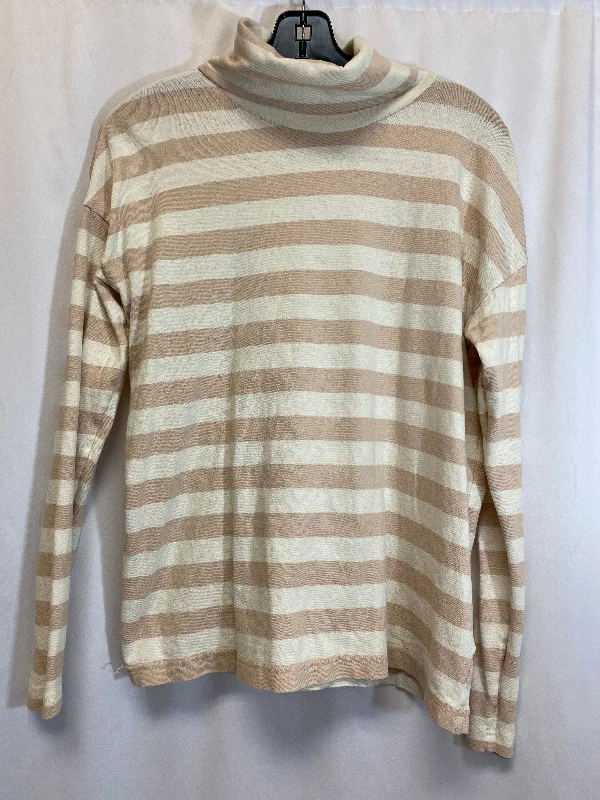 Sleek Pants Top Long Sleeve By J. Crew In Beige, Size: S