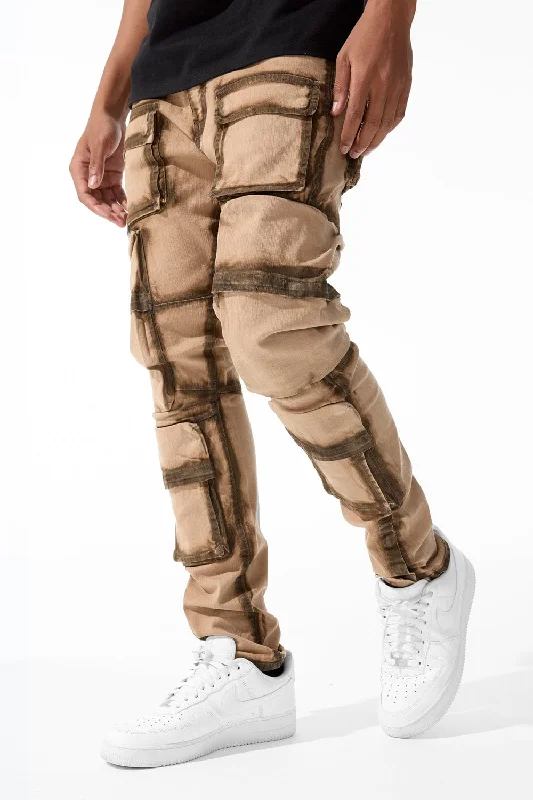 Relaxed Footwear Ross - Maui Cargo Pants (Khaki)