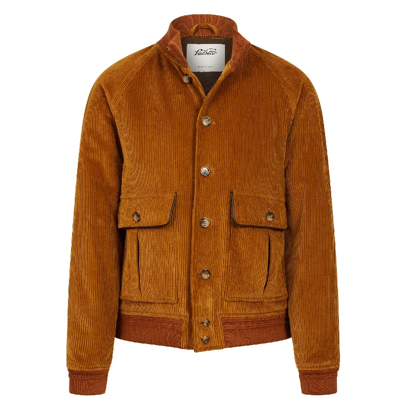 Casual Trends VALSTAR Padded Corduroy Jacket TAN