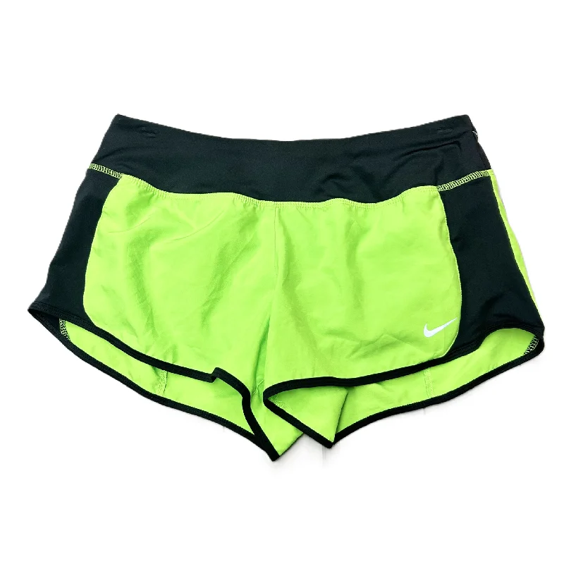 Fashion Layers Athletic Shorts By Nike Apparel In Green, Size: M