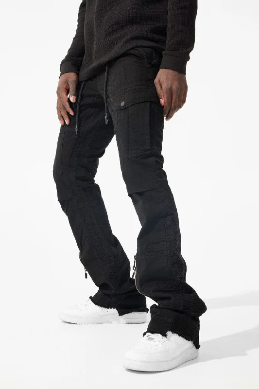 Fashion Shirts Martin Stacked - Aviation Cargo Pants (Black)