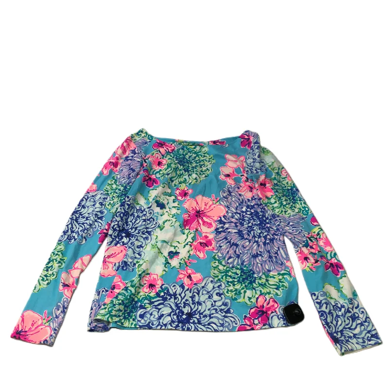 Casual Looks Multi-colored  Top Long Sleeve Designer By Lilly Pulitzer  Size: M