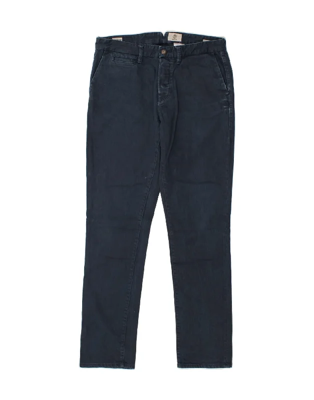 Stylish Footwear TIMBERLAND Mens Slim Jeans W33 L34 Blue Cotton