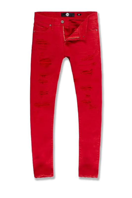 Relaxed Sweaters Sean - Tribeca Twill Pants (Red)