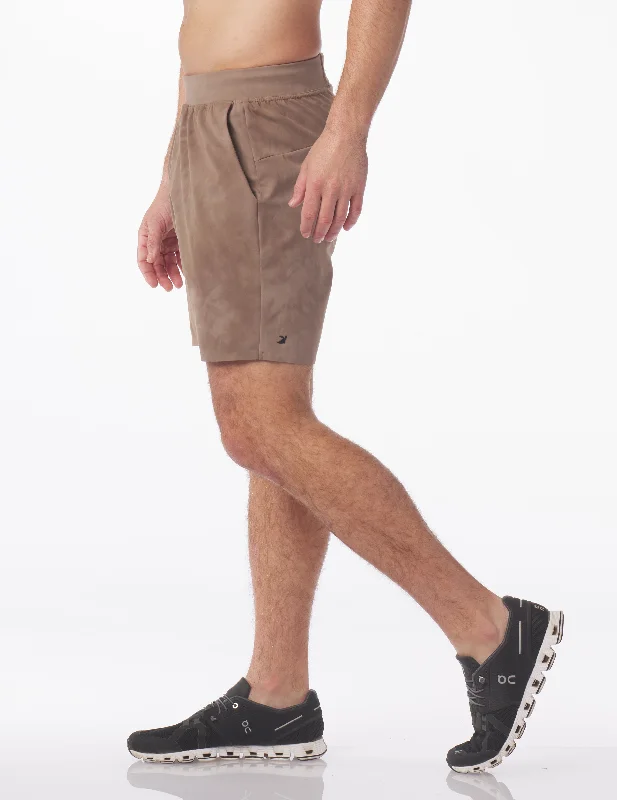 Classic Pieces Turf Short: Mocha Stone Dye