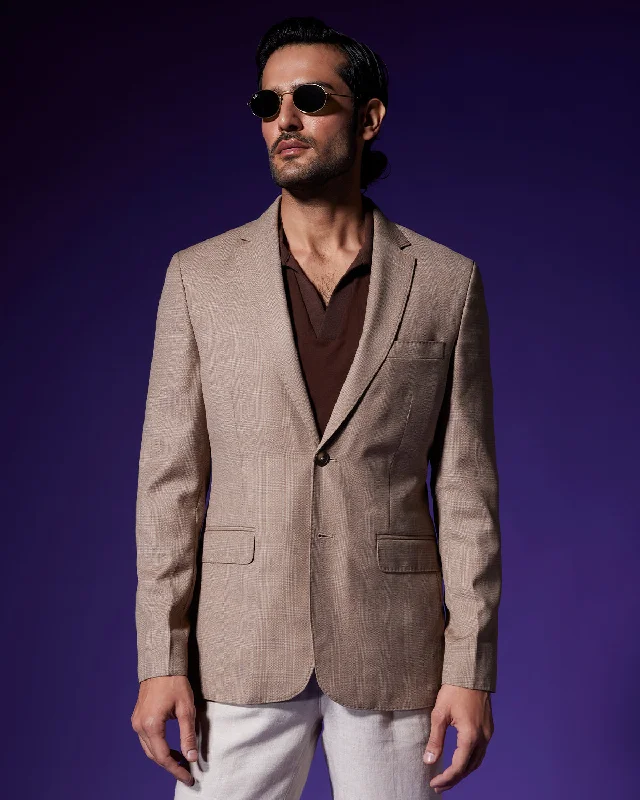 Fashion Sweaters The Canyon Blended Wool Blazer - Khaki