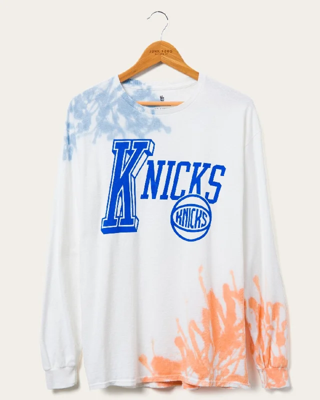 Modern Pants NBA New York Knicks Tie Dye Flea Market Long Sleeve Tee