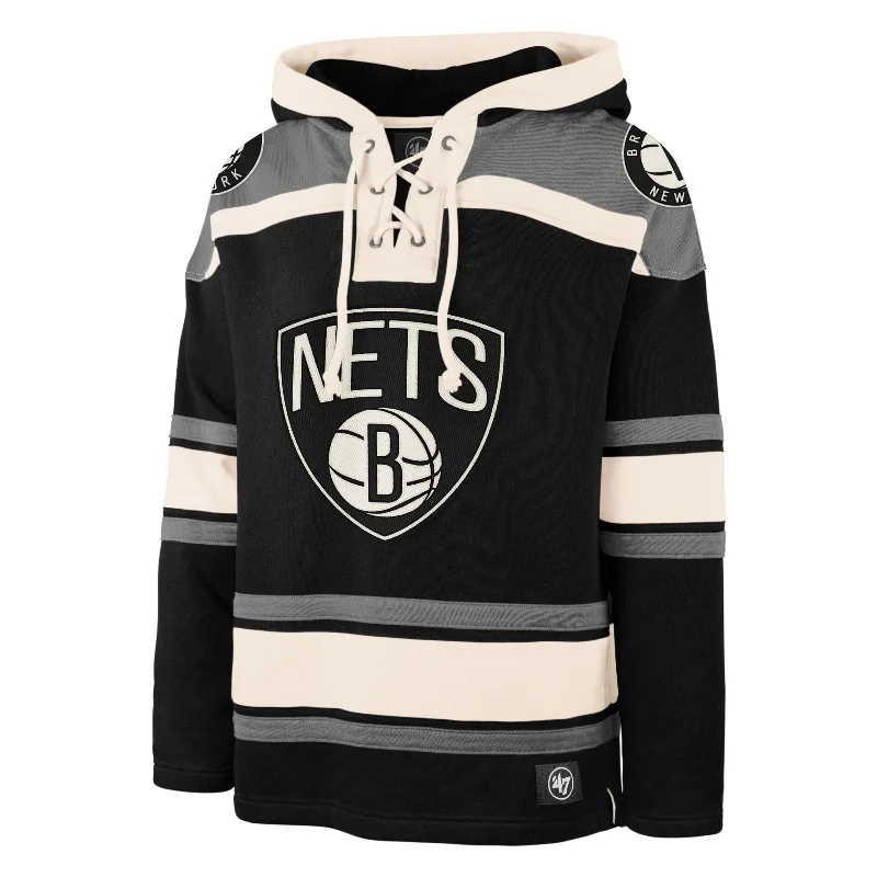 Comfy Shirts BROOKLYN NETS SUPERIOR '47 LACER HOOD