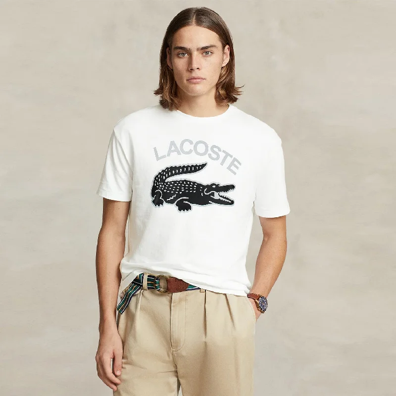 Fashion Accessories LC - Men 'White' Lacoste Printed Logo T-Shirt LC781