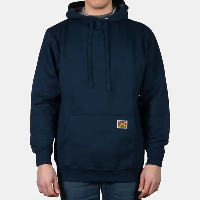 Relaxed Sweaters Ben Davis Heavyweight Hooded Sweatshirt - Navy