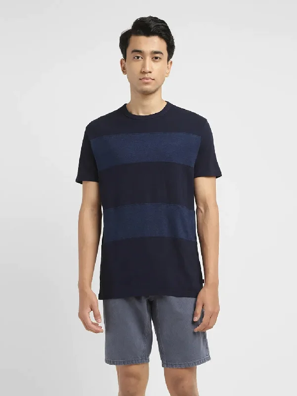 Smart Layers Men's Striped Slim Fit T-shirt