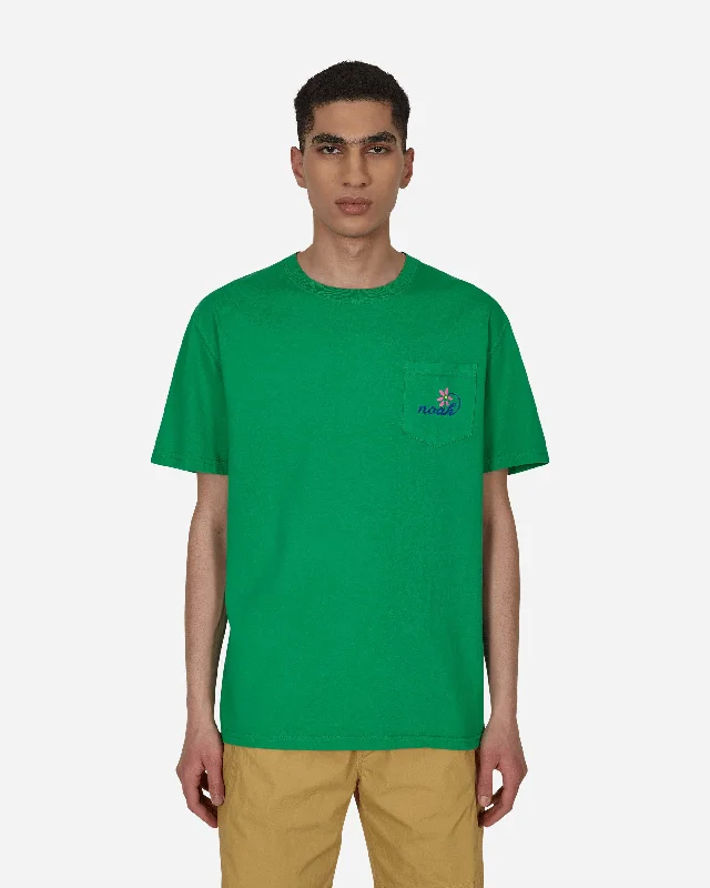 Cool T-shirts Florist Pocket T-Shirt Green