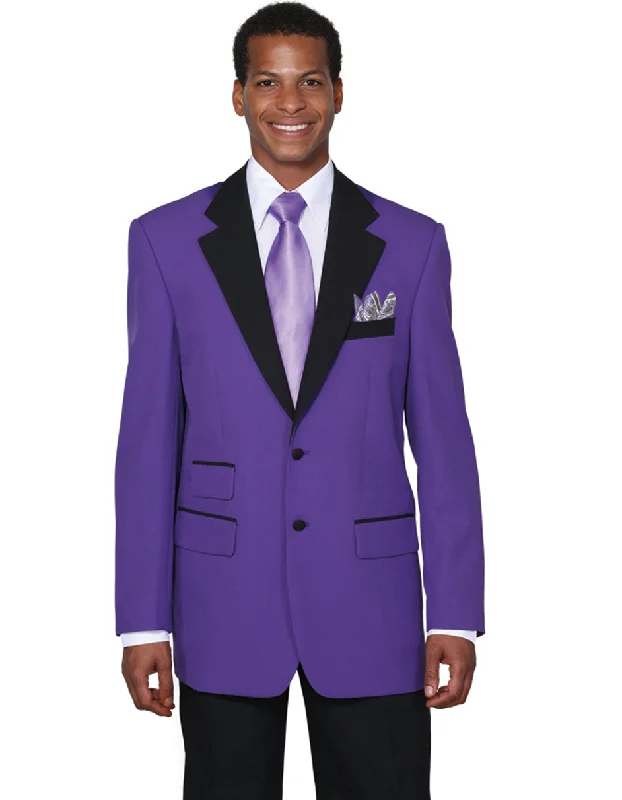 Basic Casuals Purple Prom Suit - Purple Prom Outfit - Purple Prom Lapel Tuxedo