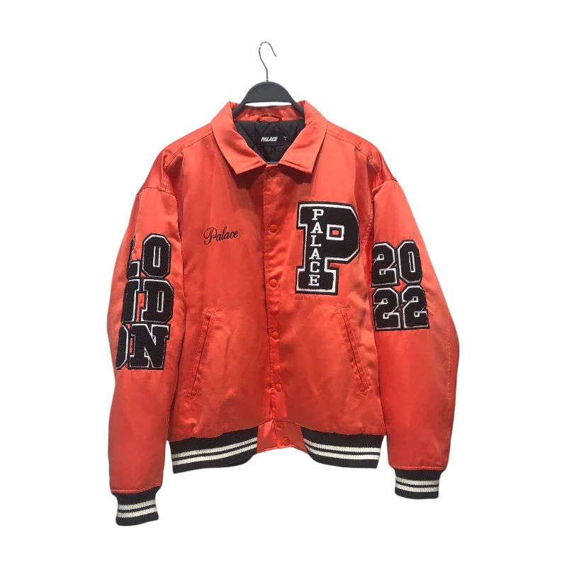 Sporty T-shirts PALACE/Jacket/L/ORN/SATIN VARSITY JACKET