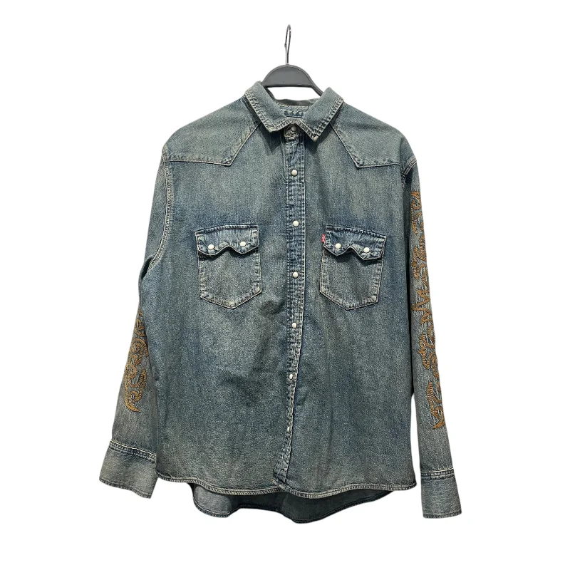 Comfortable Wardrobe DENIM TEARS/Levi's/Jacket/L/Denim/BLU/All Over Print/