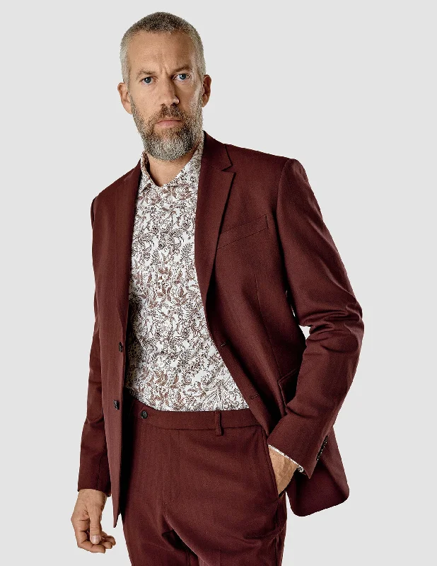 Urban Pants Essential Blazer Mahogany Slim