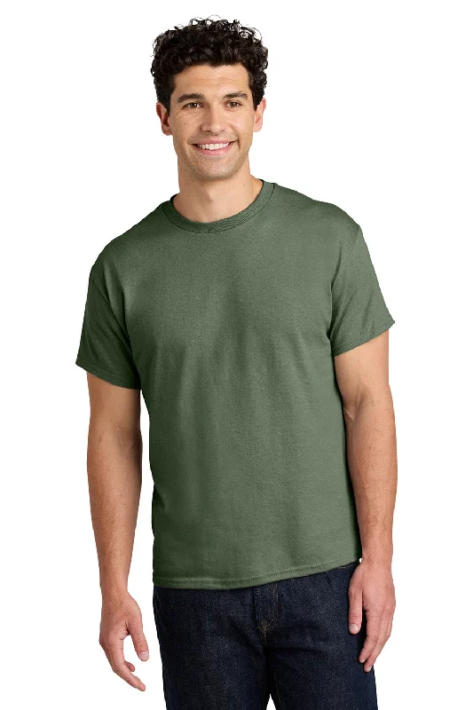 Urban Pants Gildan Mens Short Sleeve Crewneck T-Shirt - Military Green