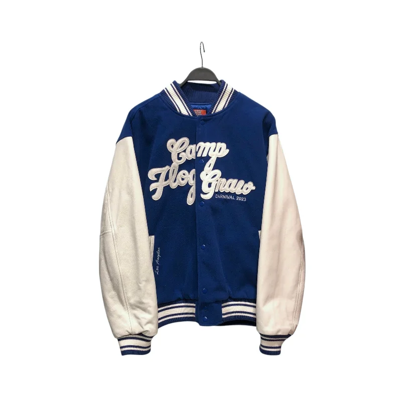 Street Styles CAMP FLOG GNAW CARNIVAL/Baseball Jkt/XL/Polyester/BLU/2023