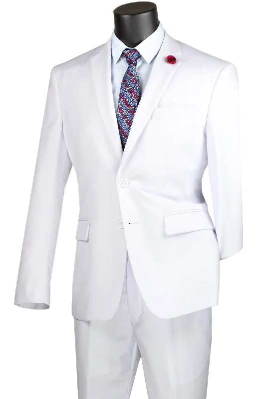 Stylish Hoodies Vinci Men Suit F-2C900-White