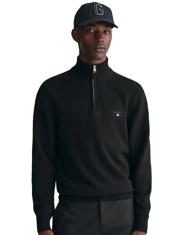 Premium Hoodies Gant | Mens Half Zip Sweatshirt