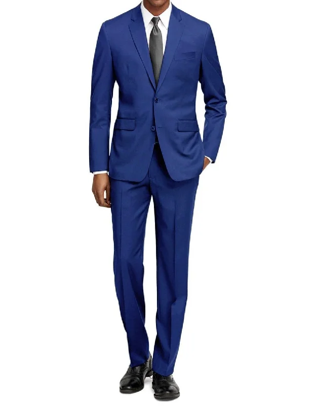 Practical Hoodies Linen Suit - Mens Summer Suits in Dusty Blue - Beach Wedding