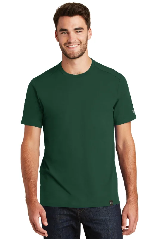 Easy Styles New Era Mens Heritage Short Sleeve Crewneck T-Shirt - Dark Green