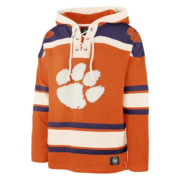 Fashionable Hoodies CLEMSON TIGERS SUPERIOR '47 LACER HOOD