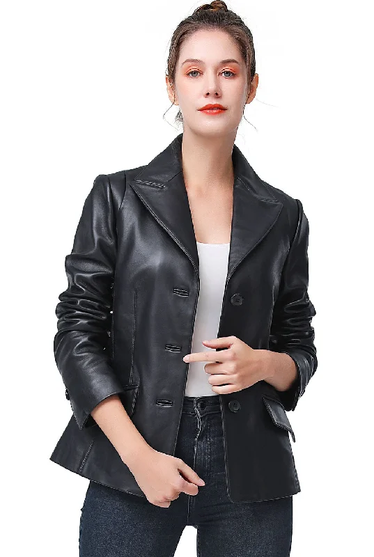 Everyday Jackets BGSD Women Emma Lambskin Leather Blazer