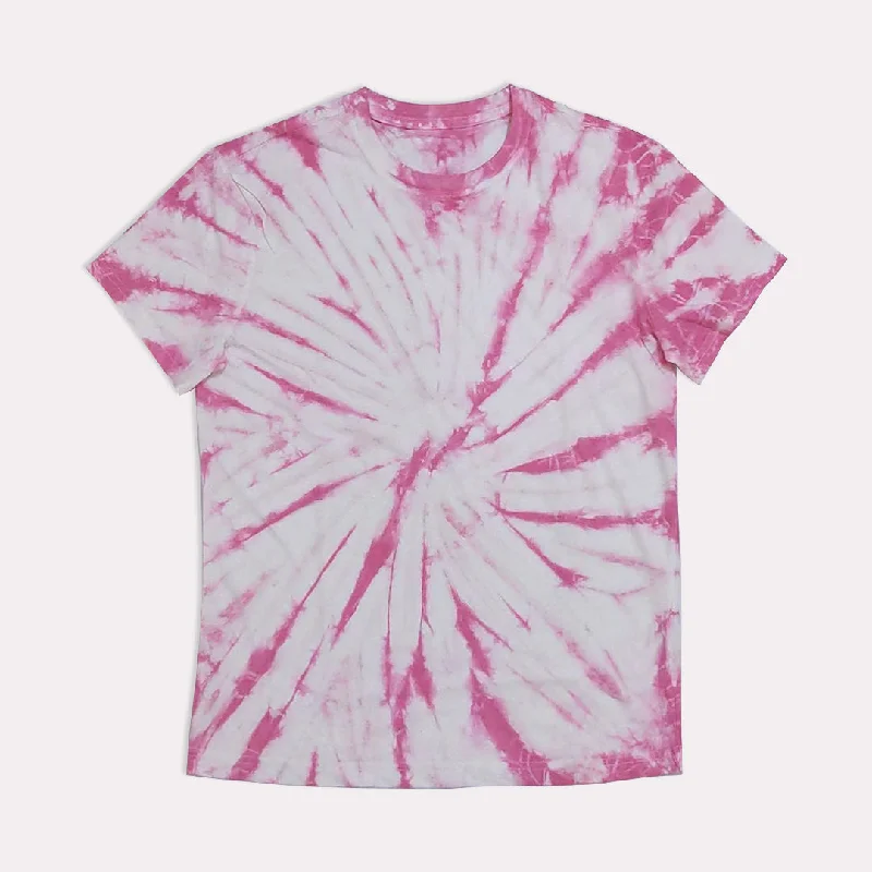 Trendy Footwear AR - Men 'Pink' Tie-Dye Graphic Short Sleeve T-Shirt AR215