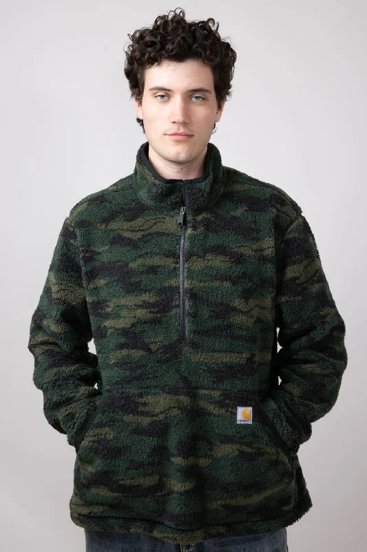 Comfortable Suits Carhartt Loose Fit Fleece Pullover for Men in Camo | 106443-GJ5-CAMO