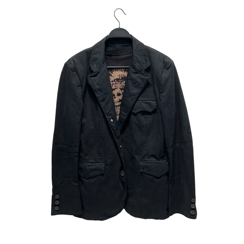 Warm Casuals House of Howe/Jacket/M/BLK/cross embroidery