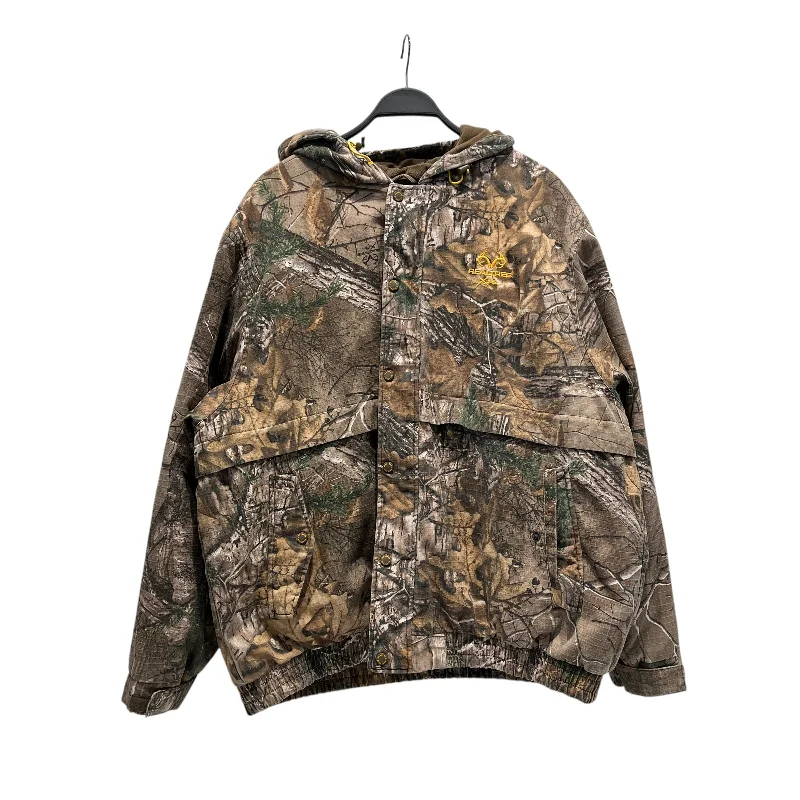 Urban Accessories REALTREE/Jacket/XXL/Cotton/GRN/Camouflage/REALTREE YELLOW EMBROIDERY