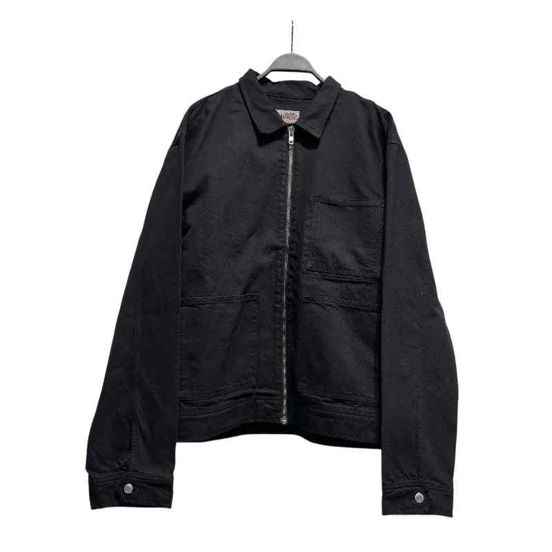 Classic Outerwear STUSSY/Jacket/XXL/Cotton/BLK/WORK JACKET